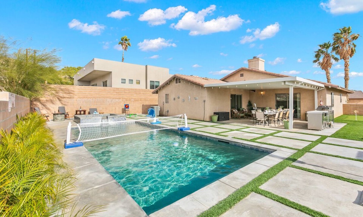 Desert Hot Springs House | 3BR Desert Escape , Pool, Views & Mini Golf