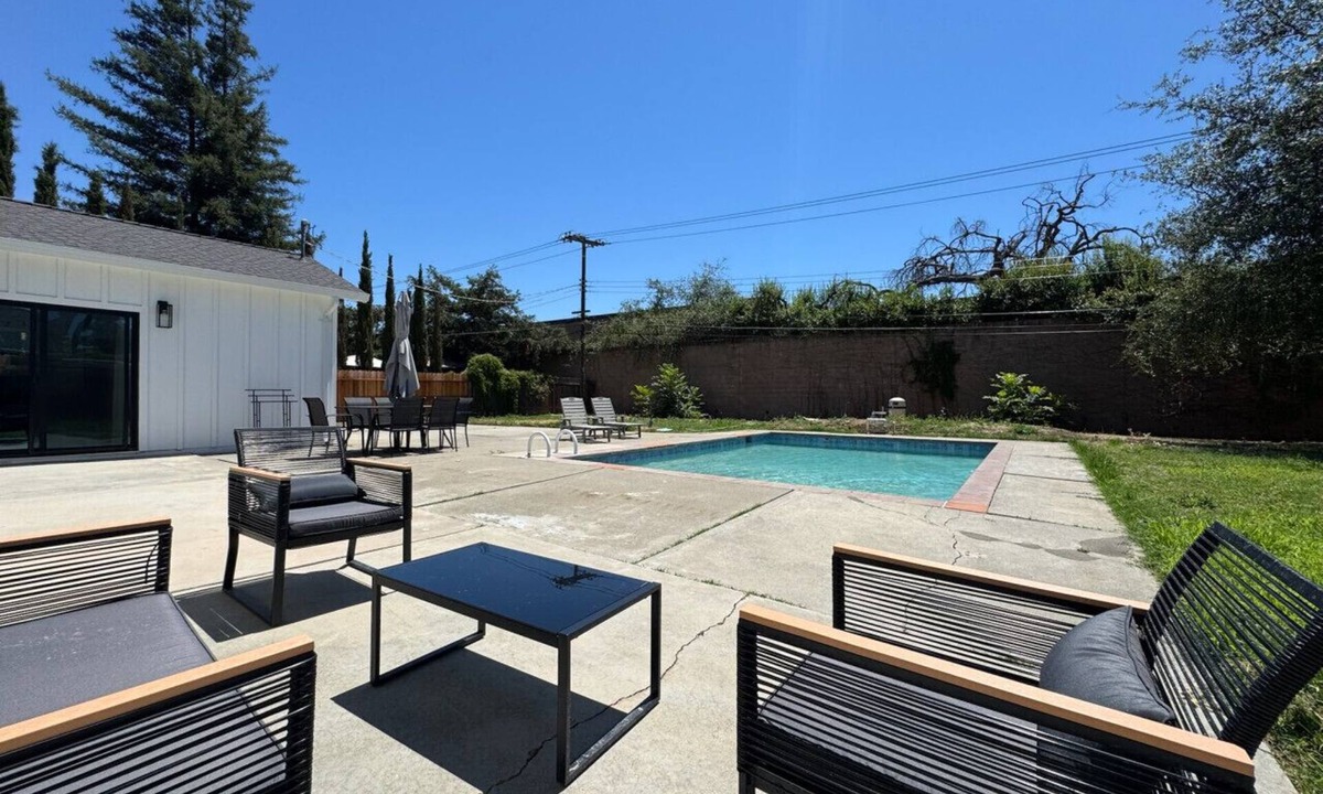 Carmichael House | 4BR · Pool · Fenced Yard · Garage · Tree-Lined Street