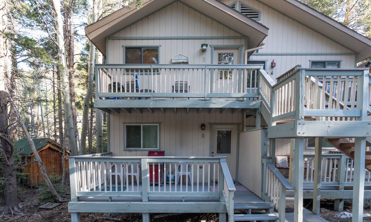 June Lake Condo | Birch Creek #1, remodeled unit located 1/2 mile from June Mountain in the trees!
