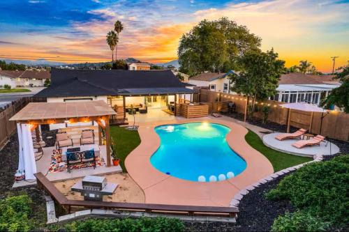Lake Murray House | Designer Escape with Pool Firepit Game Room BBQ