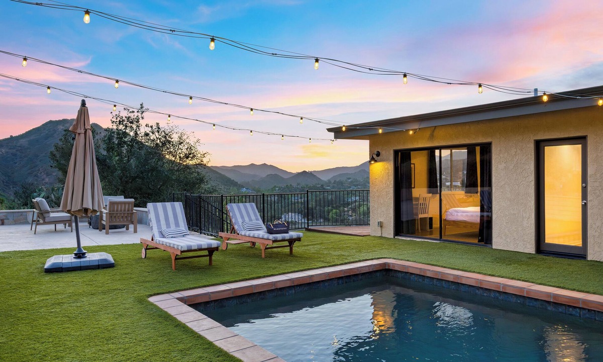 Agoura Hills House | Designer Retreat w/Pool, Firepits, Panoramic Views | The Lake House at Malibu