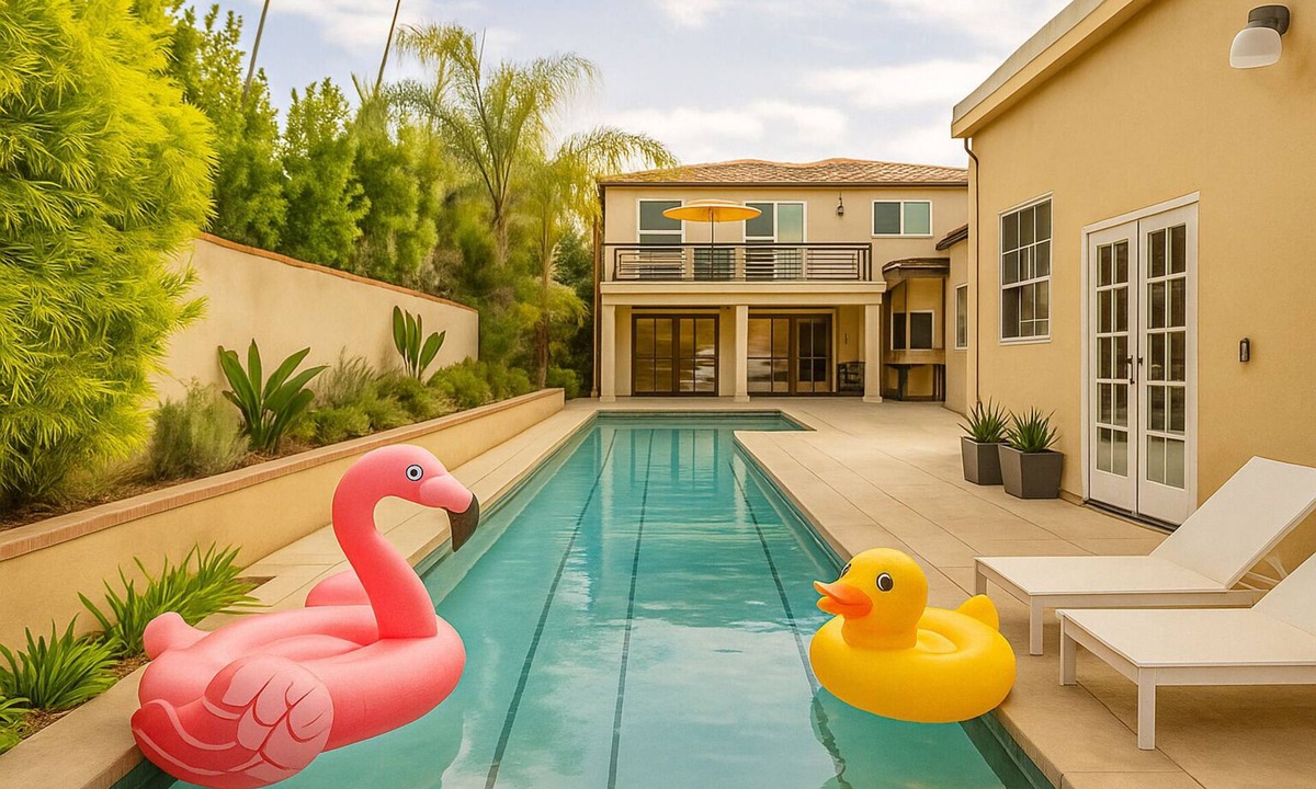 Granada Hills South House | Enjoy upscale family comfort in a quiet neighborhood — close to Dining, Attractions, Santa Monica and Malibu beaches.