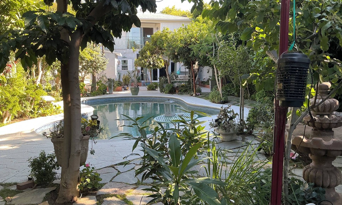 Mid City House | Garden with two hundred fruit trees and swimming pool