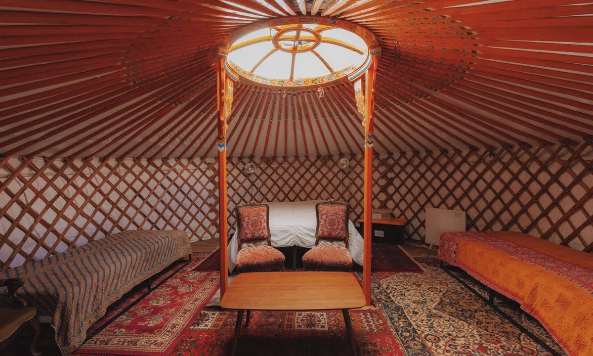 Dunlap House | Glamping yurt at Sequoia Highland Camp