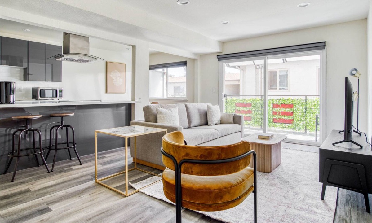 Redwood City Apartment | Hip Redwood City 2BR w/ Parking, easy access to 280 & 101, by Blueground