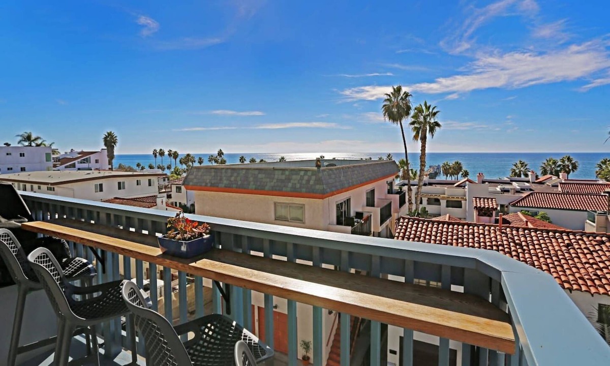 San Clemente Apartment | Lux Penthouse Steps to Beach AC Bikes Pets