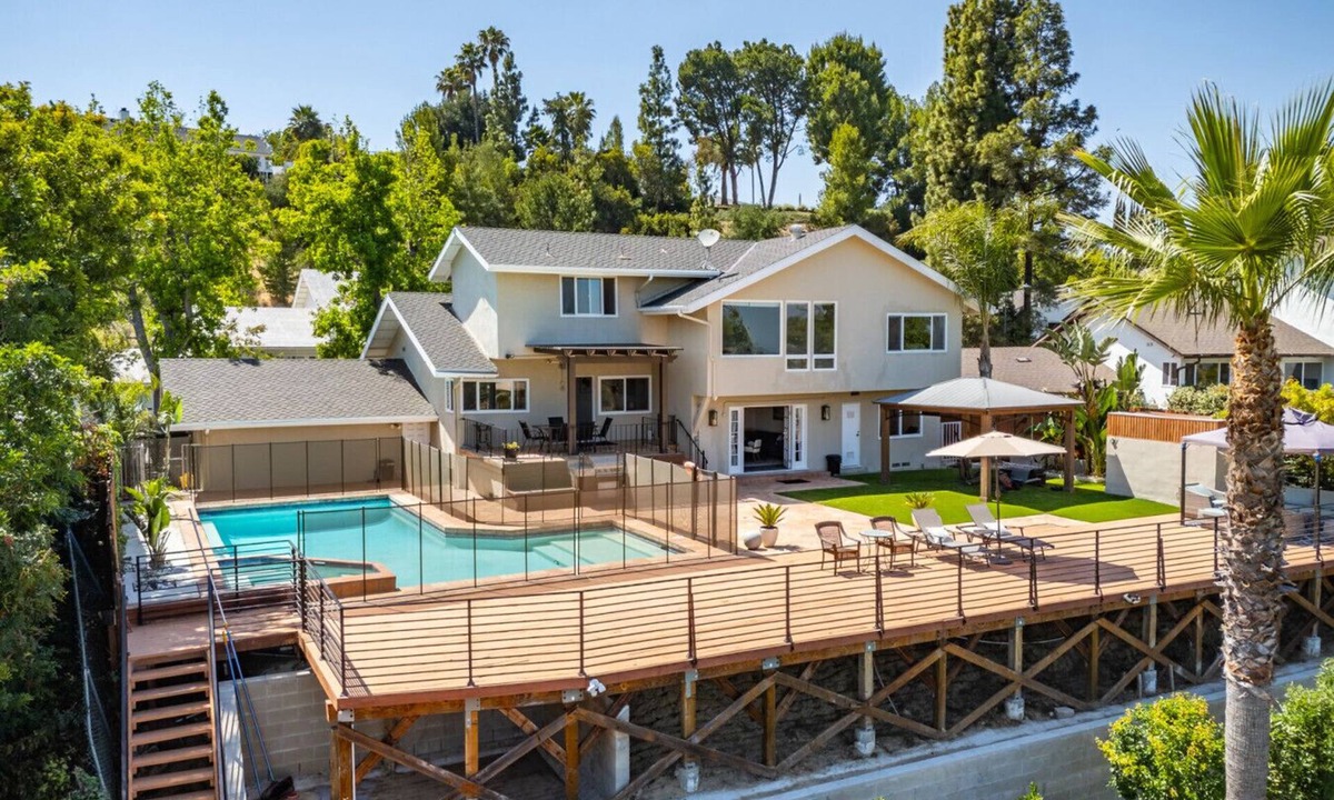 Tarzana House | Luxe Hilltop 5BR · Pool, Spa + Valley Views