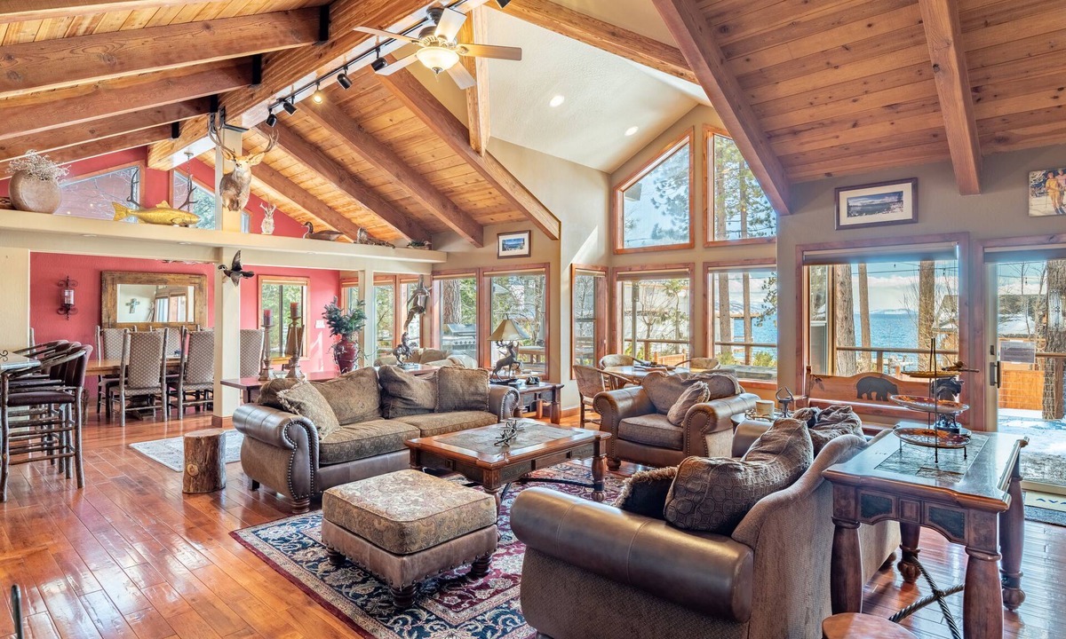 Incline Village Cabin | Luxury Incline Village Cabin w/Lake Views, Game Room, Firepit & Beach Access