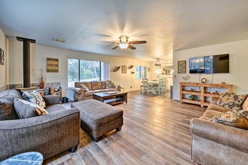 Cascadel Woods House | North Fork Vacation Rental: 28 Mi to Yosemite