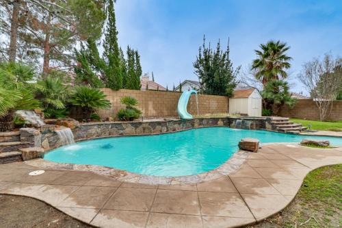 Palmdale House | Pool, Patio & Games! Suburban Home in Palmdale