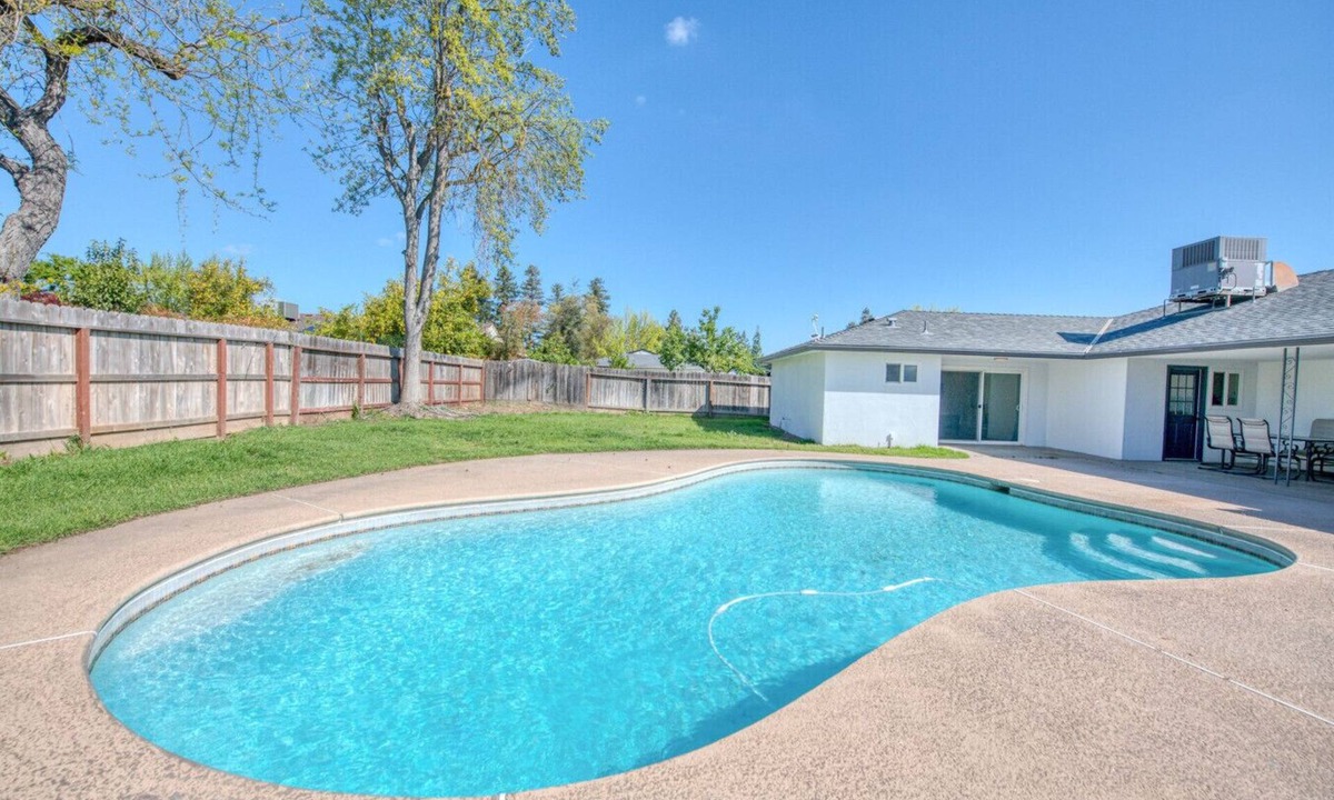 Fresno House | Poolside Retreat Near Vibrant Downtown Fun