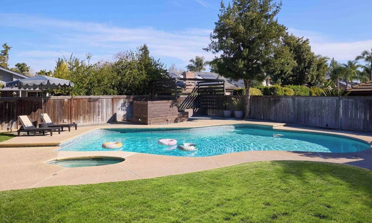 Fresno House | Retro Ranch | Home Theater, Pool/Spa, Pet Friendly