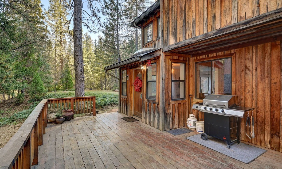 Groveland Cabin | Rustic & Modern Cabin w/Extra Large Deck! Dog Friendly - 35 min to Park!