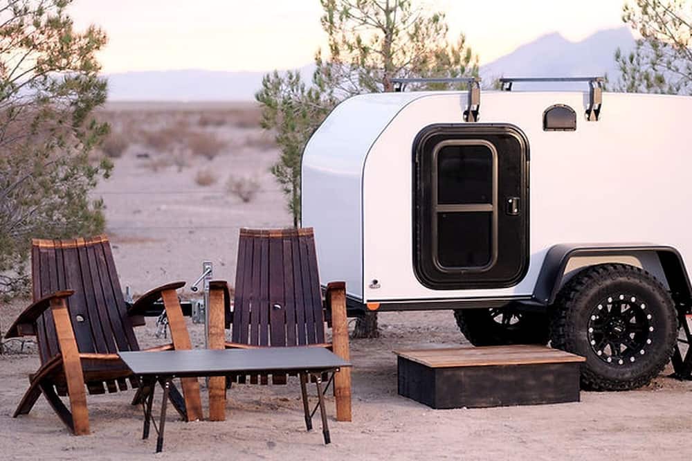 Amargosa Valley House | Scenic Glamping Trailer with Vineyard Views Near Death Valley National Park, California
