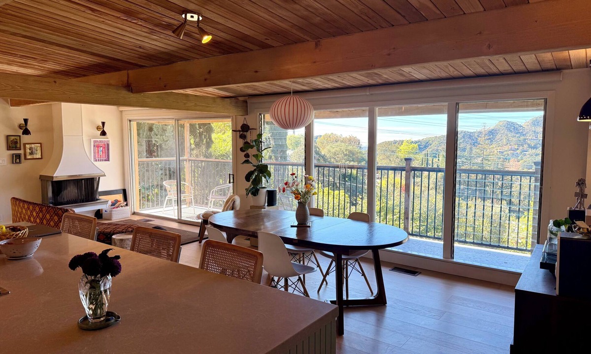 Chevy Chase House | Spacious Hillside Mid-century Designer Home with Views