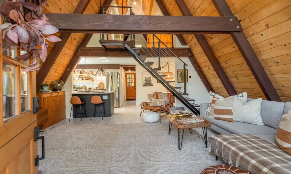 Timberland Cabin | Tahoe A-Frame Cabin with Hot Tub | Walk to Lake, Sleeps 6
