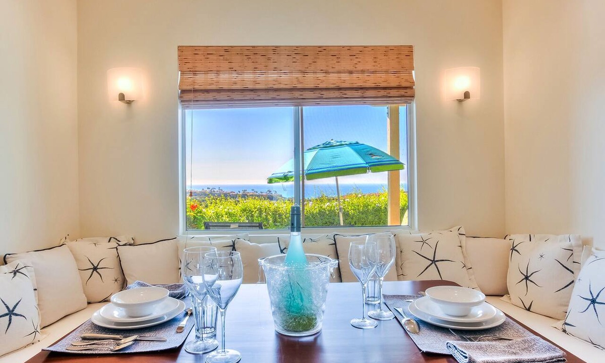 Monarch Beach Condo | UNOBSTRUCTED OCEAN-GOLF Views, step in shower, KING bed, garage, Gym STR14-0115