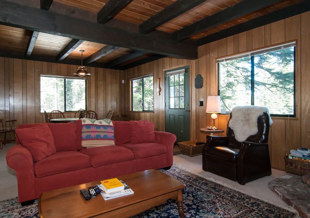 Homewood Cabin | Very private quiet Tahoe Swiss Village Chalet, priv beach pier Dog OK