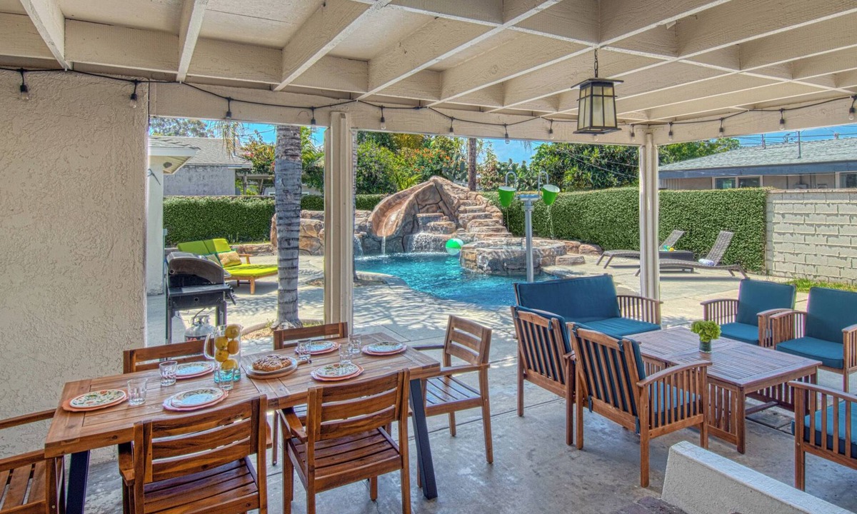 Hermosa Village House | Walk to Disney + Brand New Pool and Rockslide + Game Room + Pet Friendly