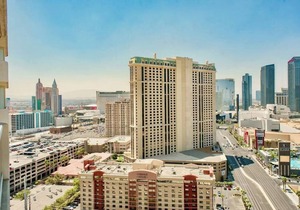 No Resort Fee | Balcony Strip Views, Pools & Parking