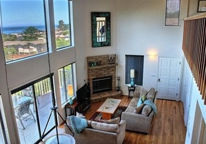 Wonderful Cambria Oceanview Home Within Walking Distance to the Sea