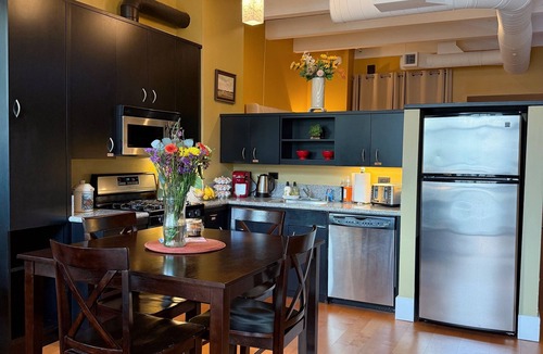 The Villas Condo | 2-Bedroom, 2-Story Santana Row Loft with Stunning Views