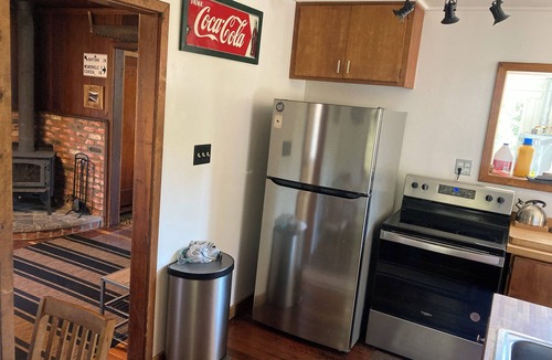Douglas City Cabin | 2-Bedroom Gold Miners Cabin on Trinity River, Wi-Fi & COLD Air Conditioning.