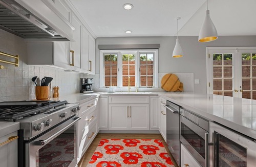 Coast Village House | 2 bedroom home Steps to Coast Village Road and Butterfly Beach
