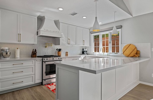 Coast Village House | 2 bedroom home Steps to Coast Village Road and Butterfly Beach