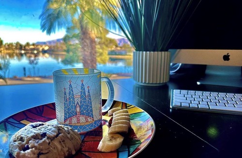 Desert Shores House | 5BR Designer Lakefront Home, Luxury Amenities