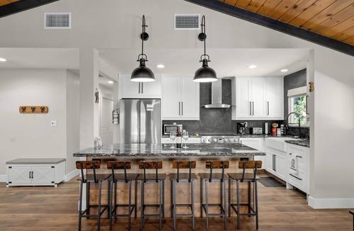 North Fork House | 9 Acre Mountain Escape with Hot Tub, Game Room, Fire Pit, BBQ