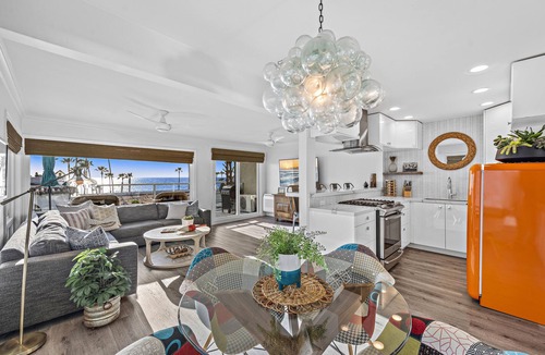 San Clemente Apartment | Angelfish Beach Retreat has pier & ocean views, designated parking and AC