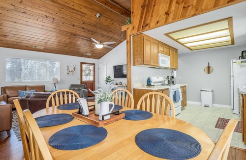 Bass Lake Cabin | Bass Lake Cabin—Game Room—BBQ—5:4—Boat Slip