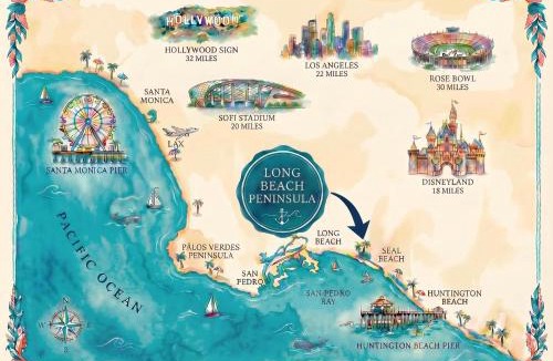 Peninsula House | Beach Paradise - Stunning 3-Story in Long Beach