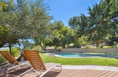 Granada Hills North House | Beautiful Getaway House w/ Pool in Private Forest