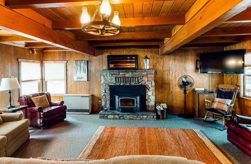 West Village Cabin | Beautiful lake home w/ free WiFi/deck/wood-burning stove - close to trails/lake!
