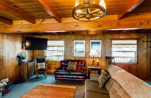West Village Cabin | Beautiful lake home w/ free WiFi/deck/wood-burning stove - close to trails/lake!