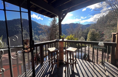 Downieville Apartment | Best View in Downieville! Steps to Town and Trails.