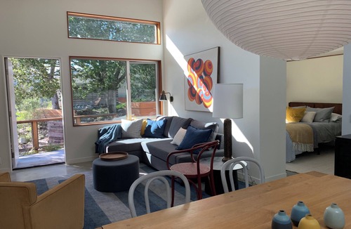 Sleepy Hollow Cottage | Biking and hiking paradise! Bright and cheerful one bedroom cottage with patio.