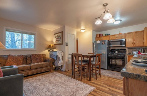 June Lake Condo | Birch Creek #1, remodeled unit located 1/2 mile from June Mountain in the trees!