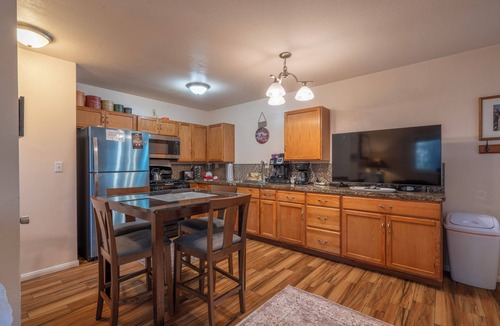 June Lake Condo | Birch Creek #1, remodeled unit located 1/2 mile from June Mountain in the trees!