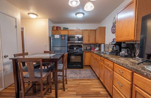 June Lake Condo | Birch Creek #1, remodeled unit located 1/2 mile from June Mountain in the trees!