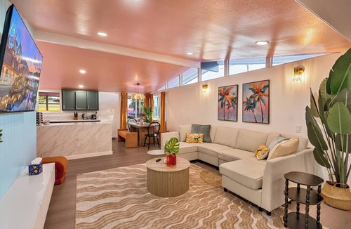 Sherwood Forest and Thistle Development House | Bright Anaheim Escape | Pool + Backyard Fun