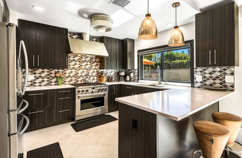 Tahquitz River Estates House | Casa de Las Puertas – Palm Springs Oasis with Pool, Spa, Fire Pit & Mountain Views
