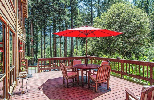 Cazadero House | Cazadero 4BR mountain cabin with hot tub in the redwoods — dog friendly