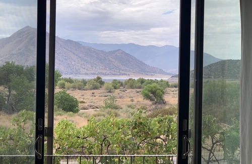 Wofford Heights House | Contemporary home oasis , View to lake Isabella and sequoia mountain.