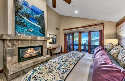Sierra Shores Apartment | Contemporary Lakefront w Hot tub Gym Fireplace SS2