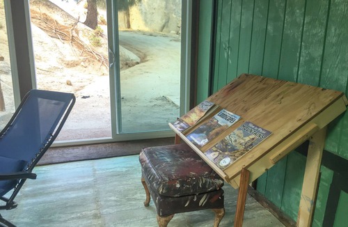 Wofford Heights Cabin | Cozy 2-bedroom cabin with spectacular endless view of lake Isabella. Hot tub.