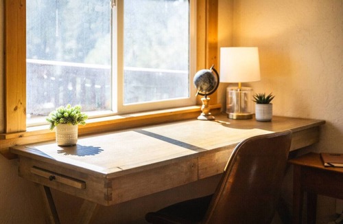 Tahoe Village House | Cozy Tahoe Chalet | Fireplace & Views | Sleeps 4
