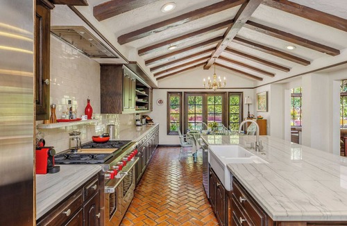 Palisades Highlands House | Custom Built Estate Home With Private Tennis Court, Pool in Guard Gated Area